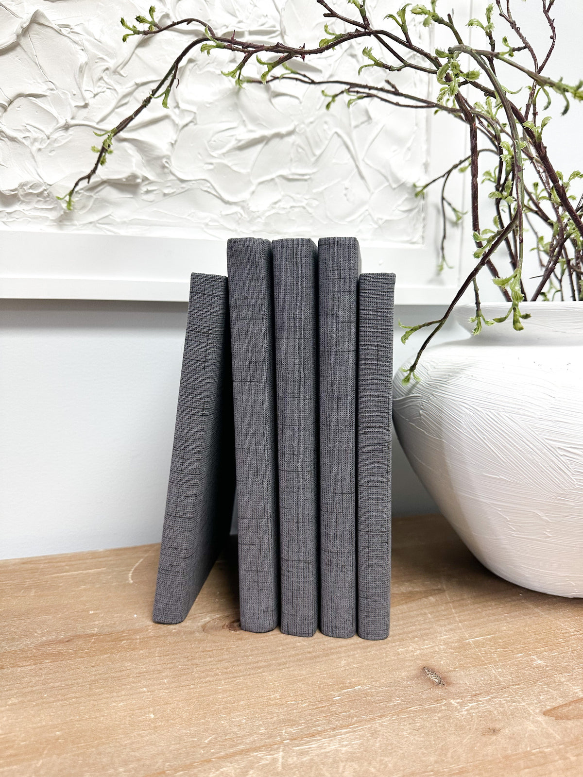 Skinny Fabric Covered Books