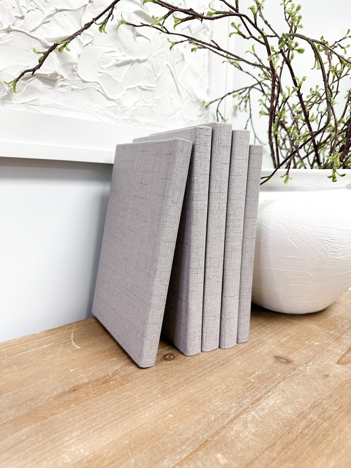 Skinny Fabric Covered Books