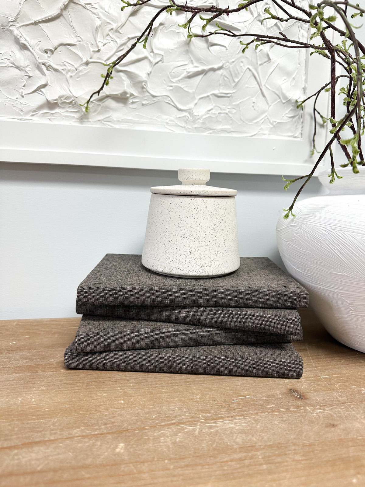 Skinny Fabric Covered Books