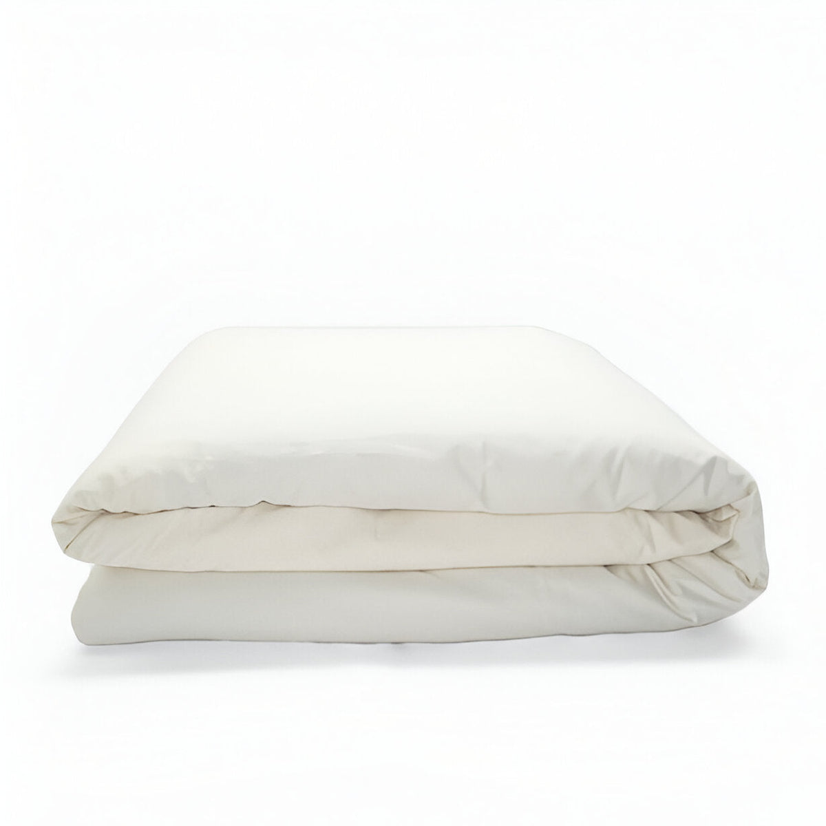 400TC Sateen Solid Cotton Round Duvet Cover Set