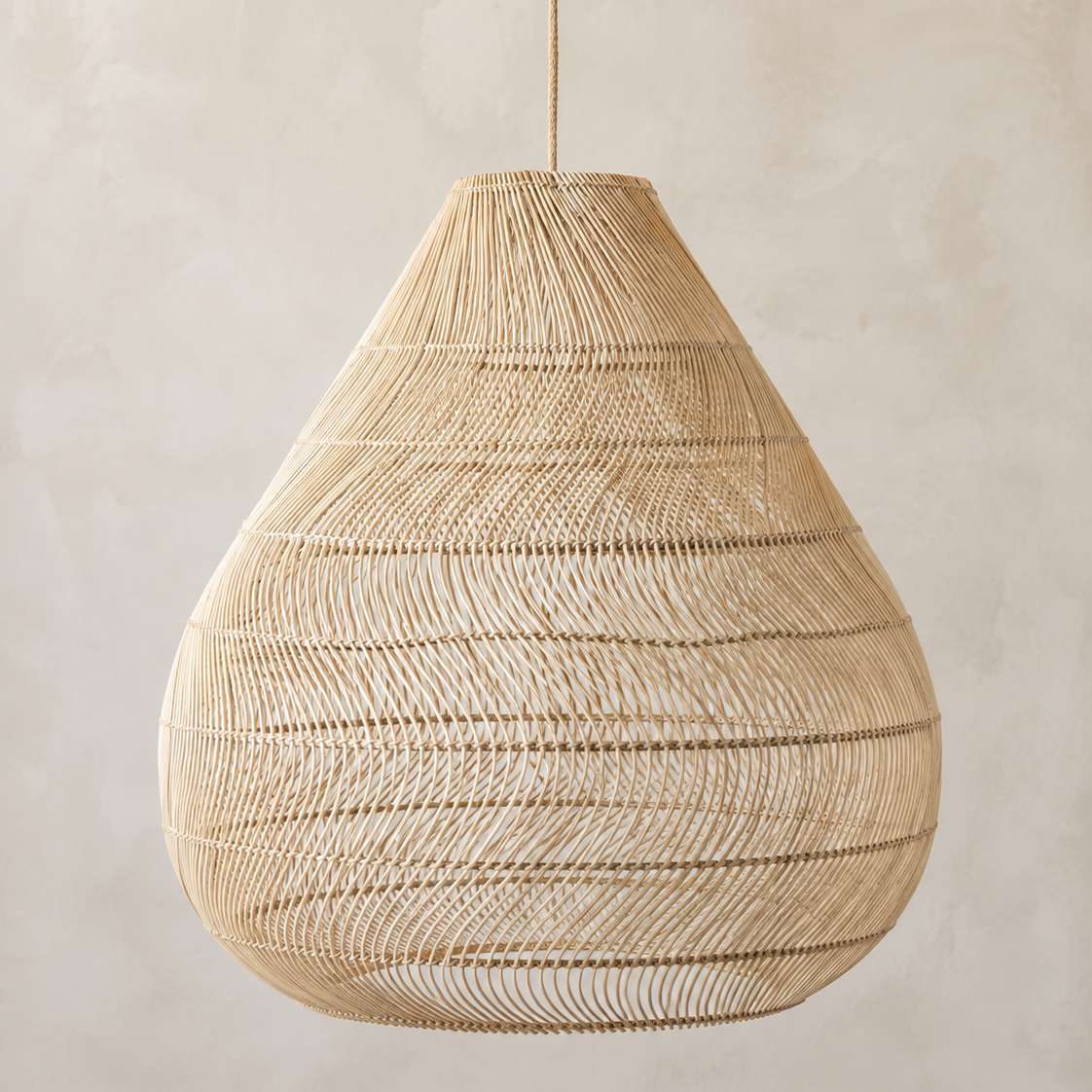 Jolina Natural Rattan Pendant Light