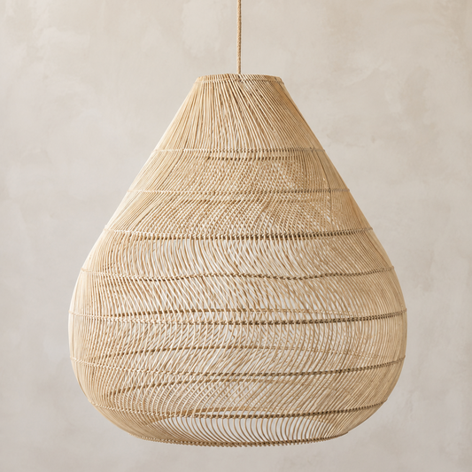 Jolina Natural Rattan Pendant Light