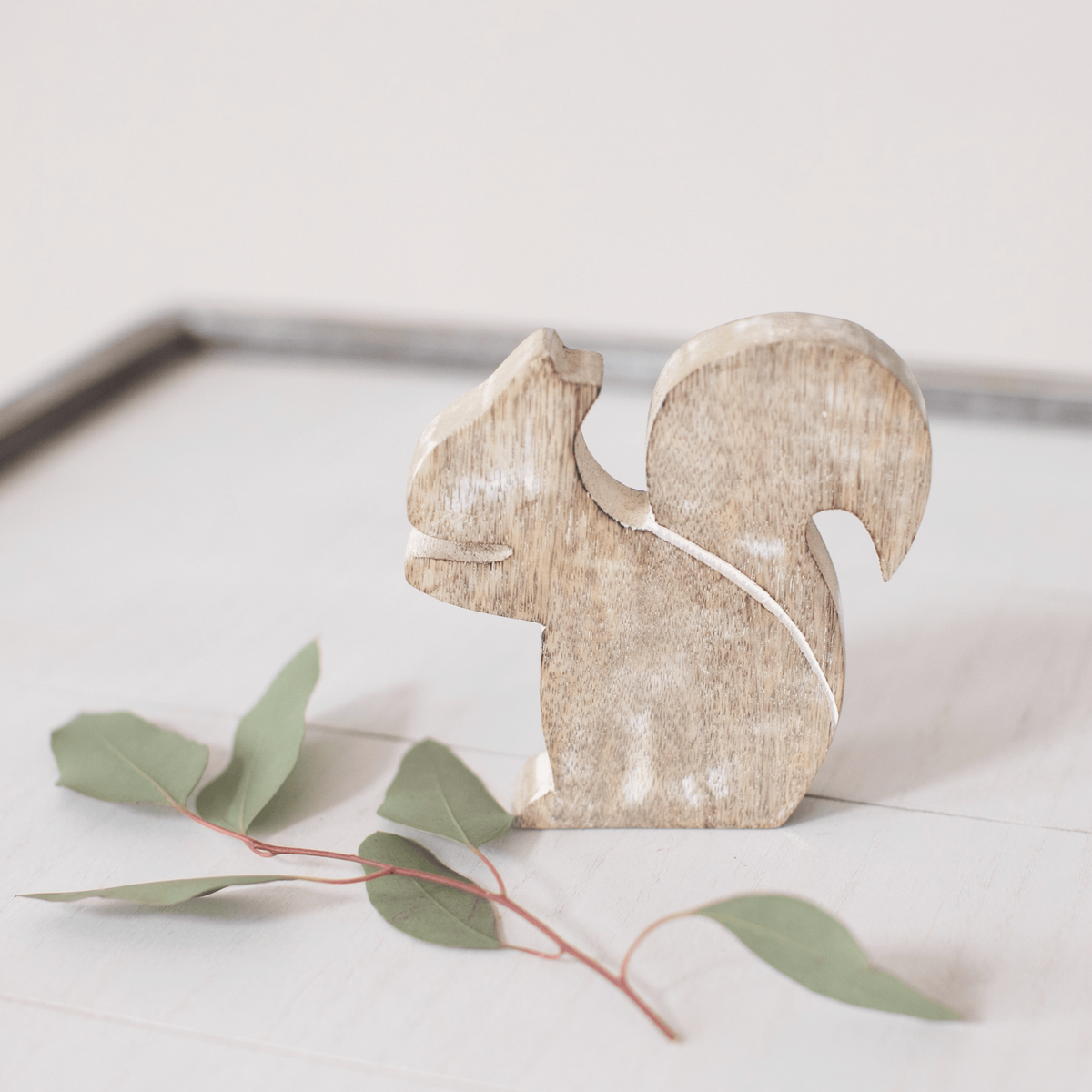 Mango Wood Squirrel Cutout - Small or Large