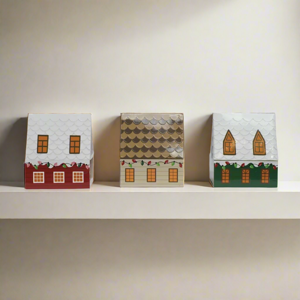 Green House Safety Matches in House Shaped Matchbox