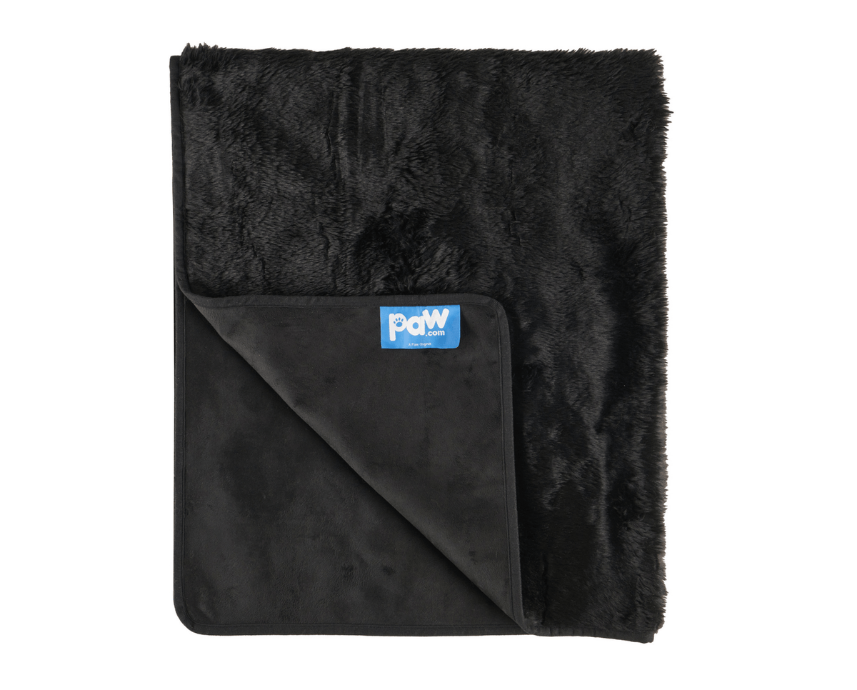 PupProtector™ Summer Short Fur Waterproof Throw Blanket - Midnight Black