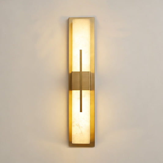 Modern Alabaster Linear Wall Sconce