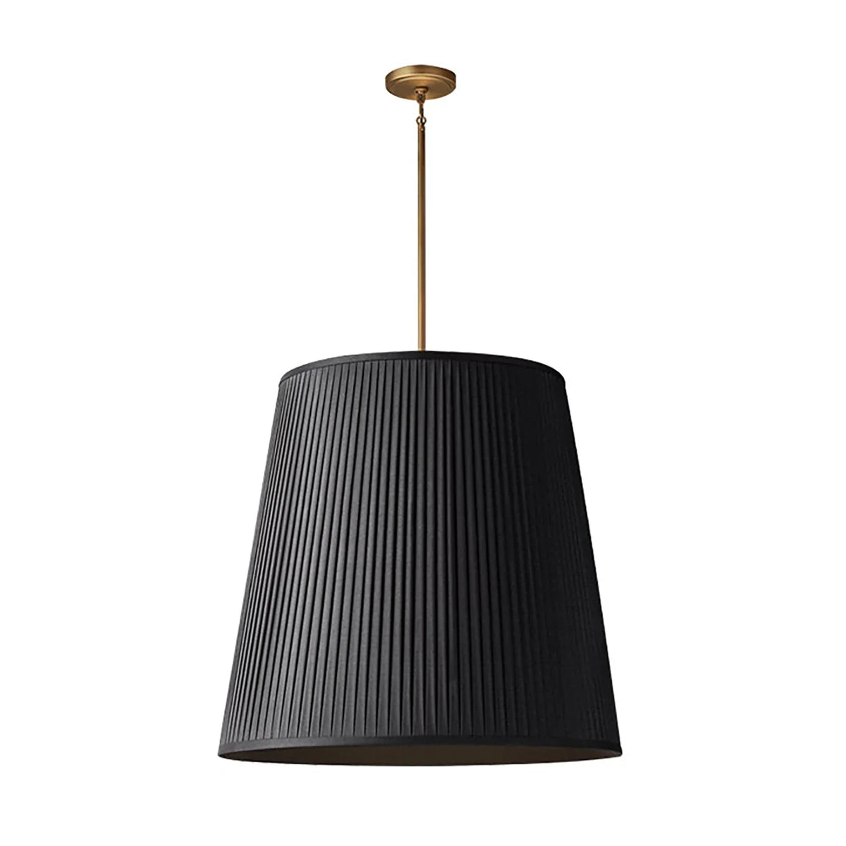Modern Tailored Reed Pleat Stem Pendant