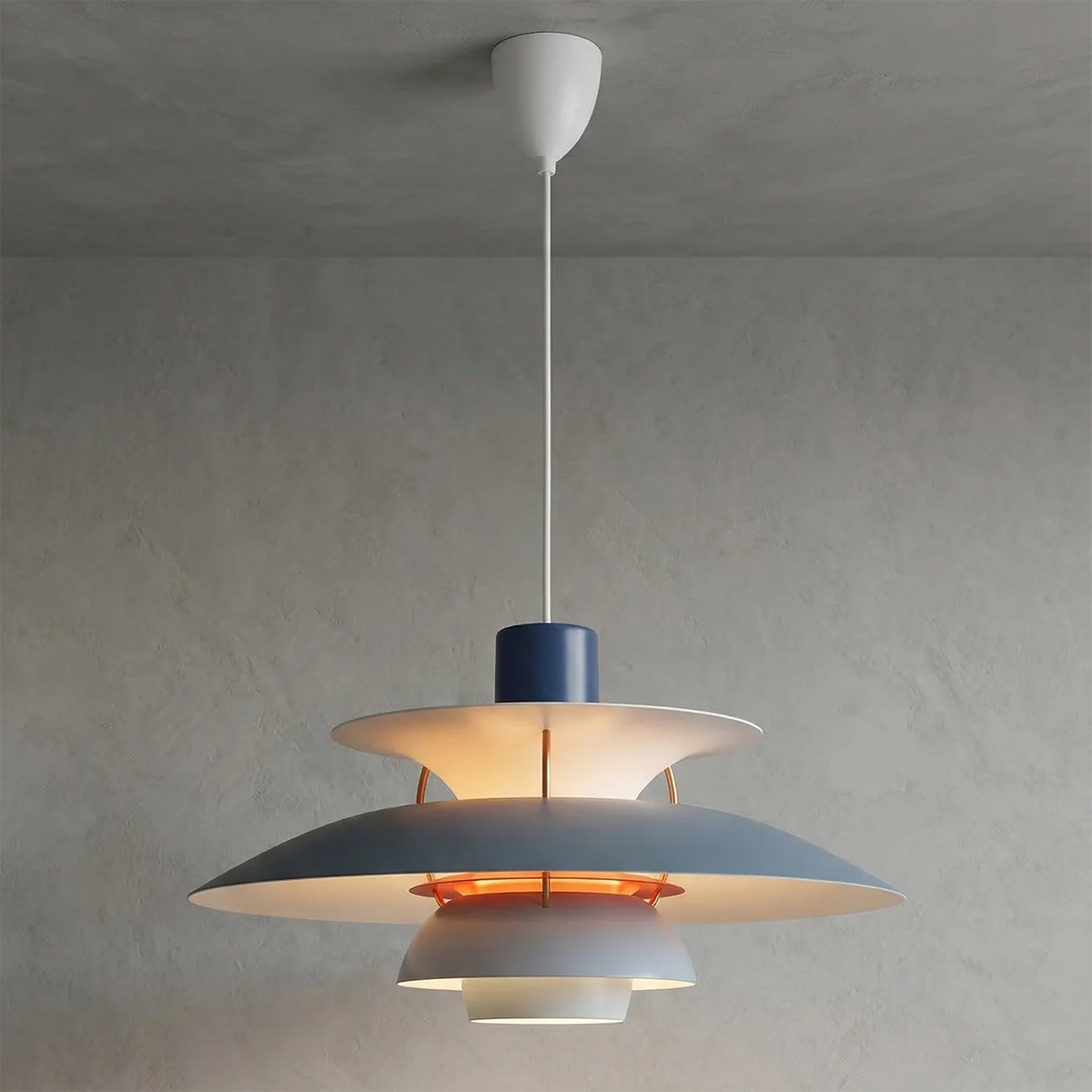 Multi-Tier Saucer Pendant Lamp