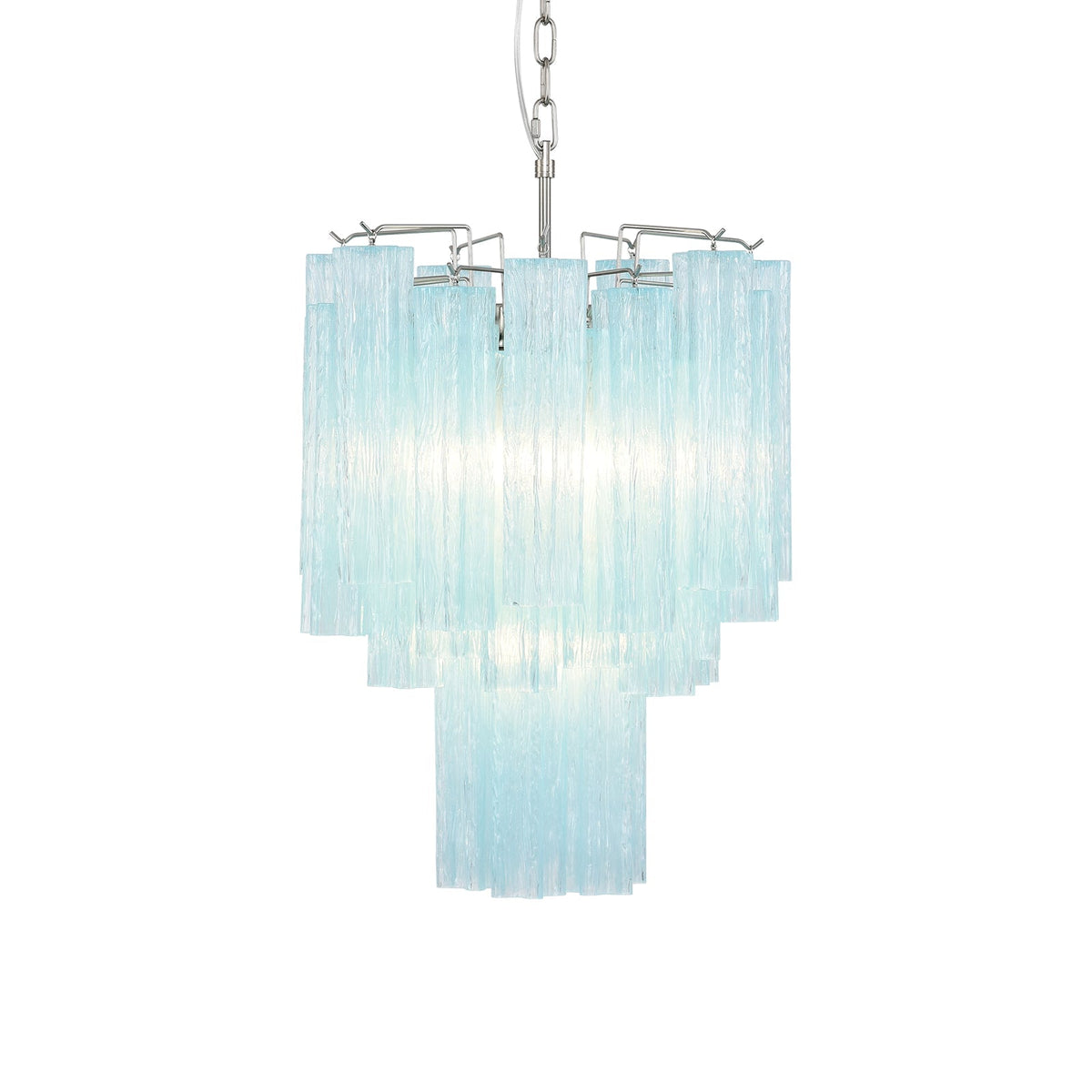 Murano Glass Tube Chandelier