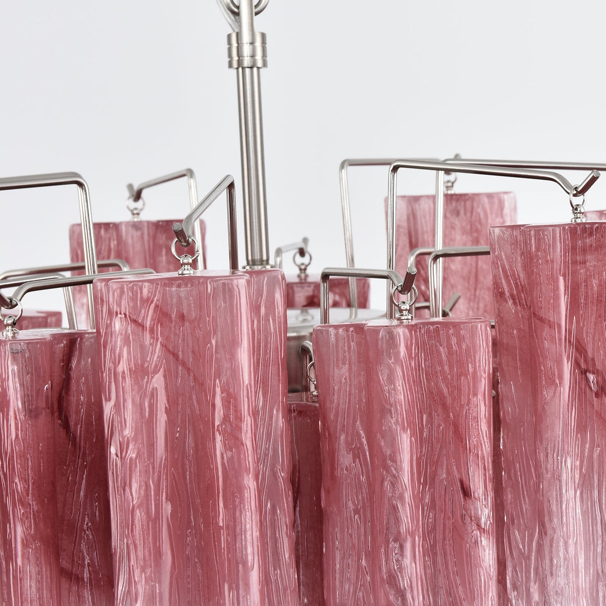 Murano Glass Tube Chandelier