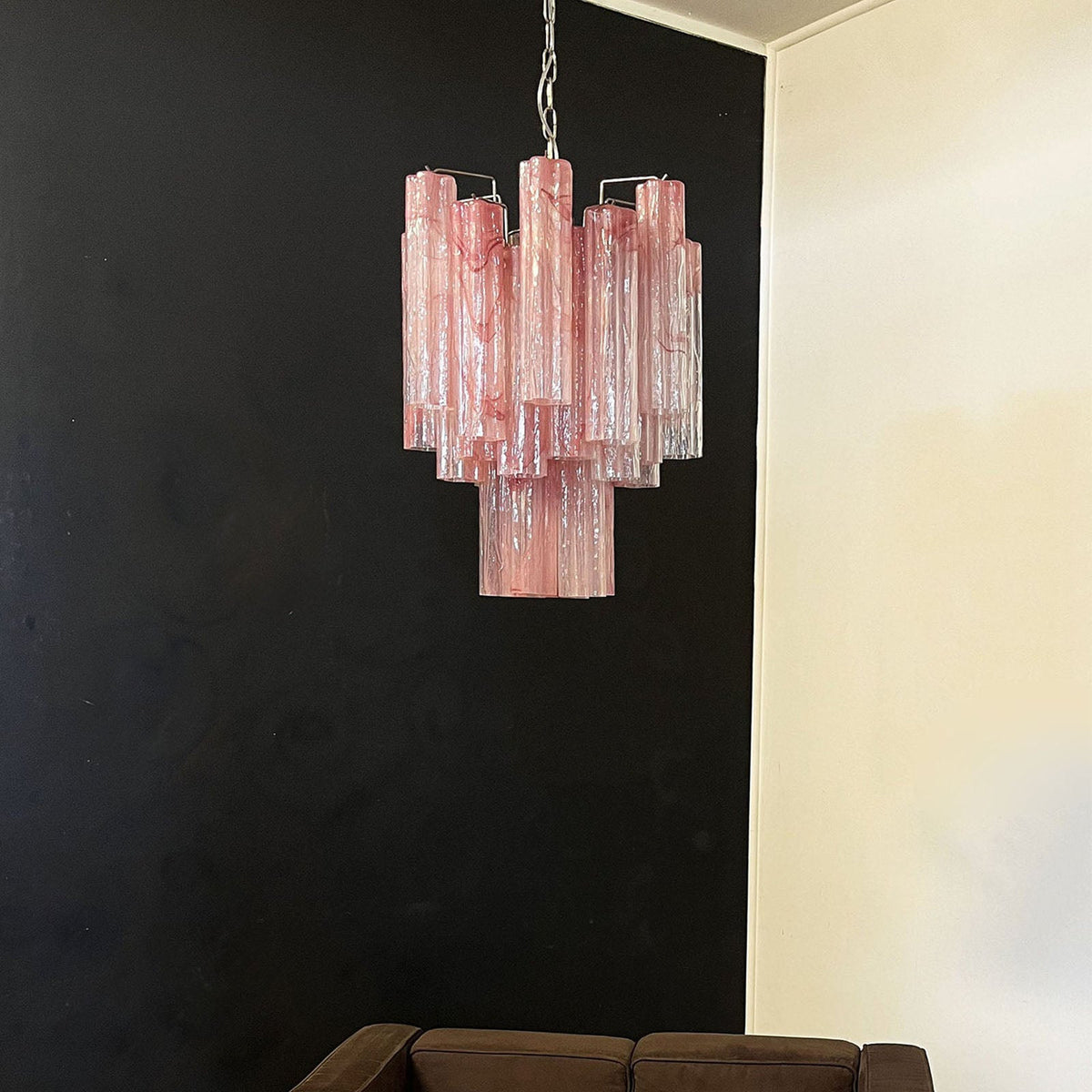 Murano Glass Tube Chandelier