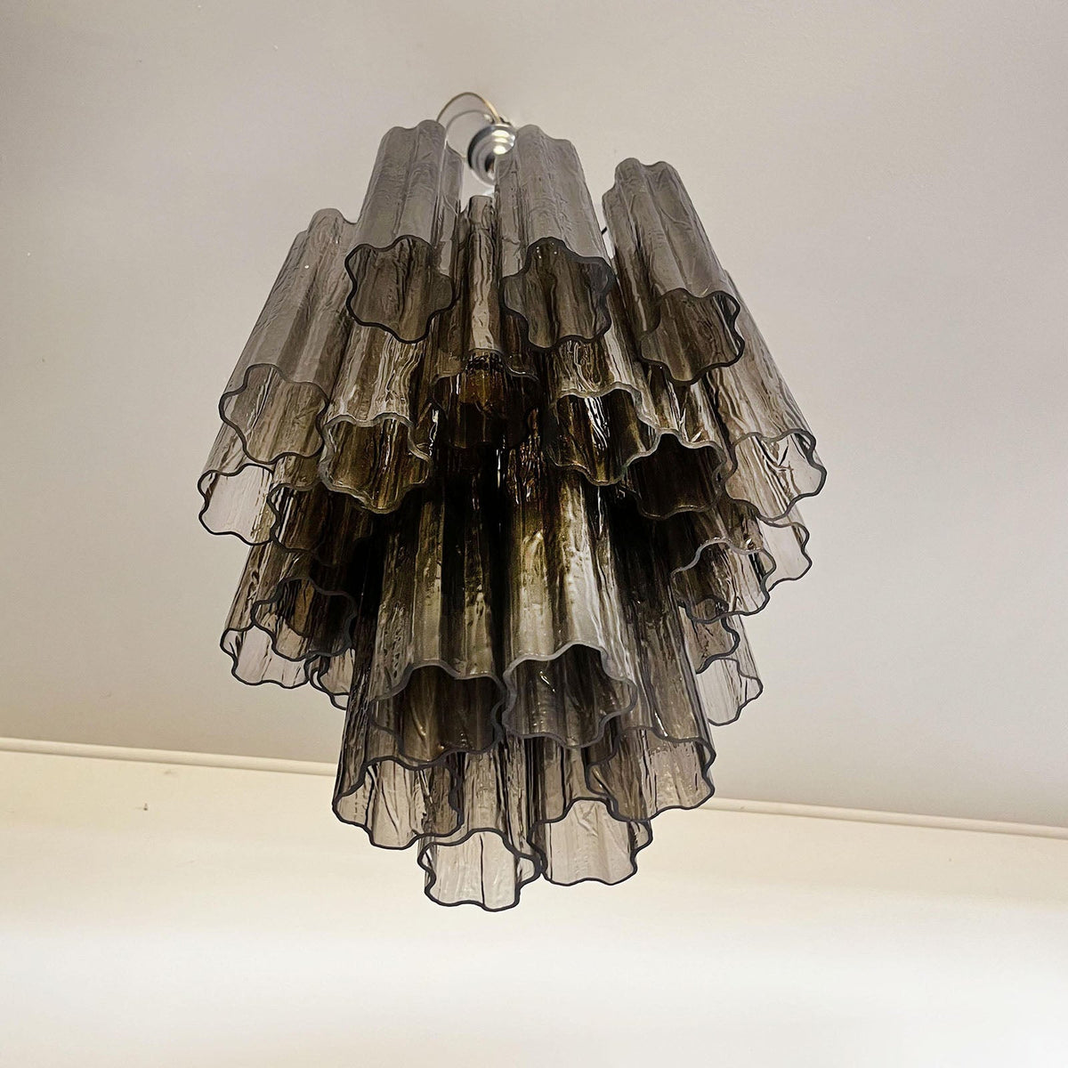 Murano Glass Tube Chandelier