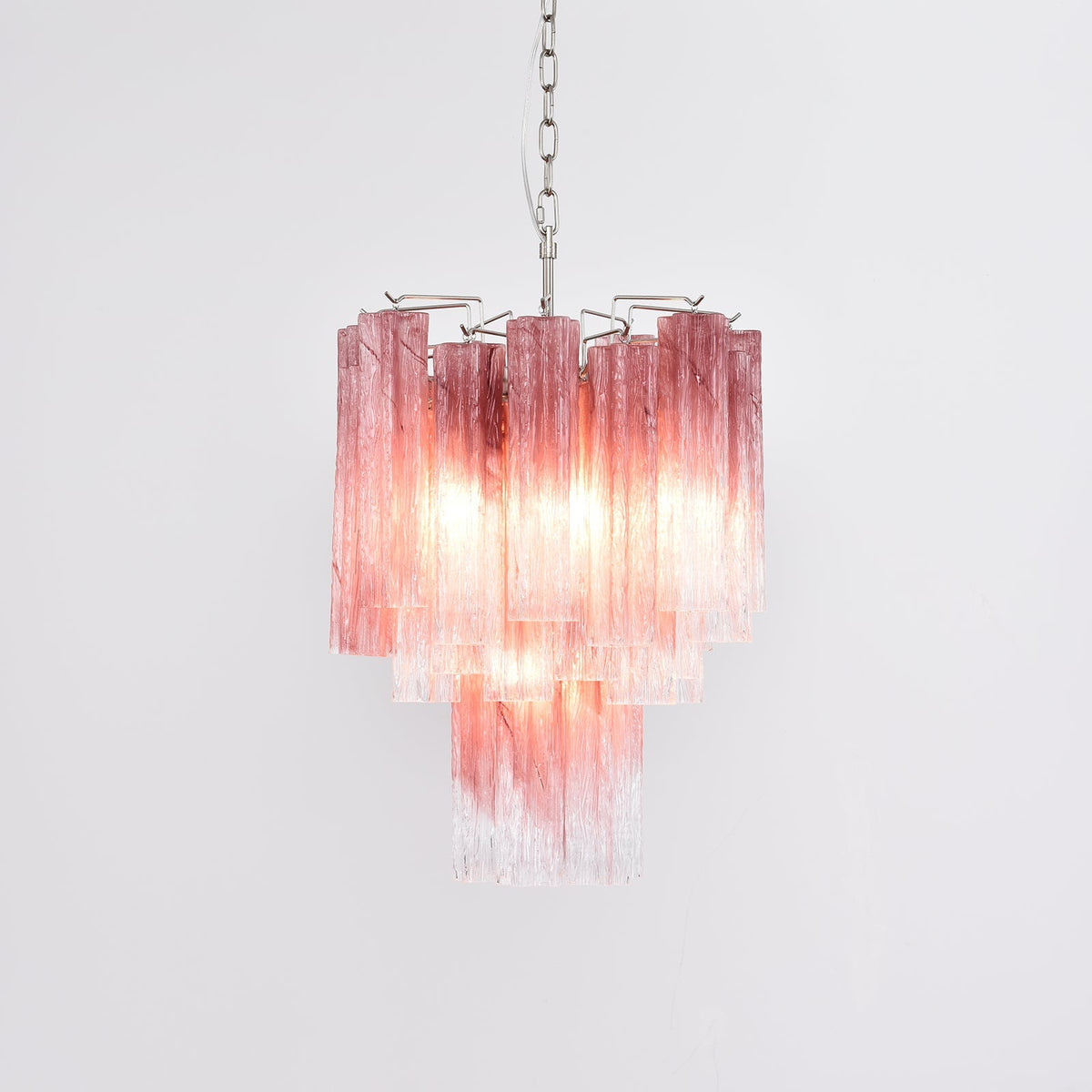 Murano Glass Tube Chandelier