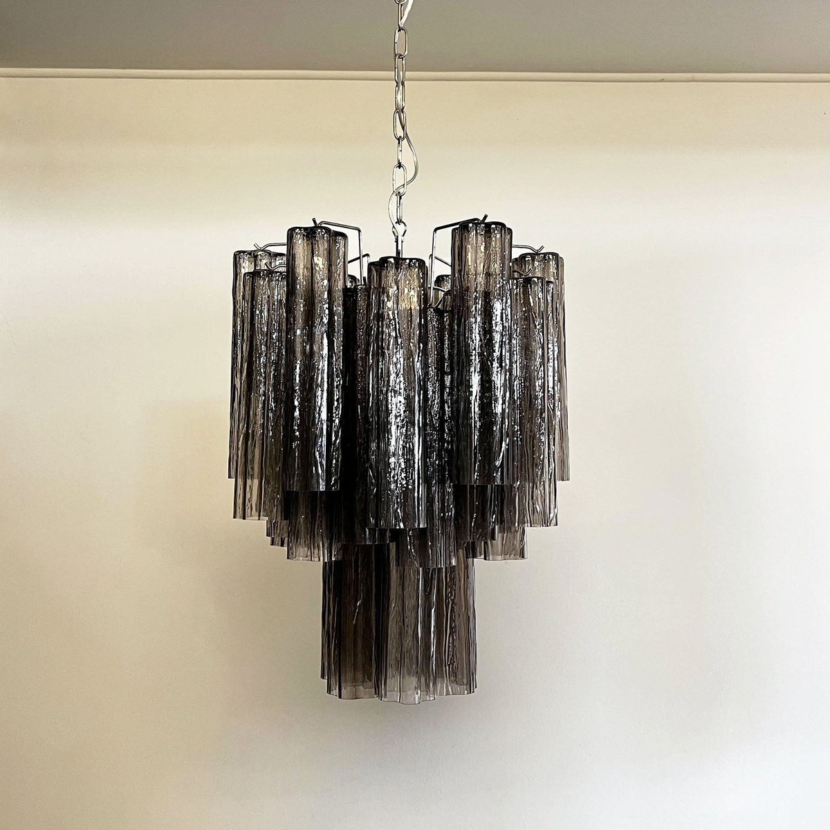 Murano Glass Tube Chandelier