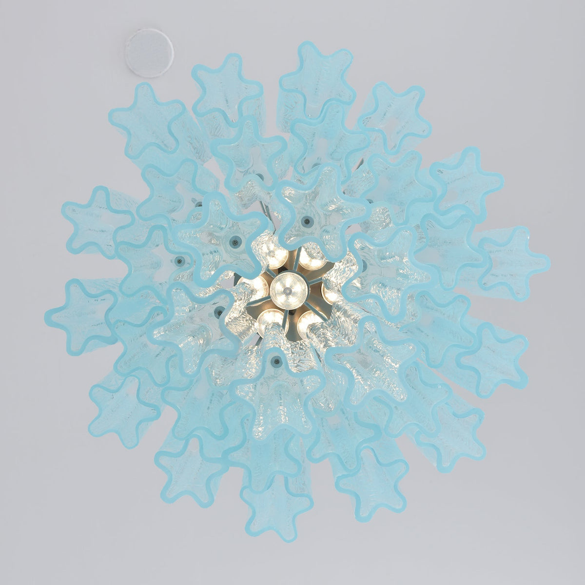 Murano Glass Tube Chandelier