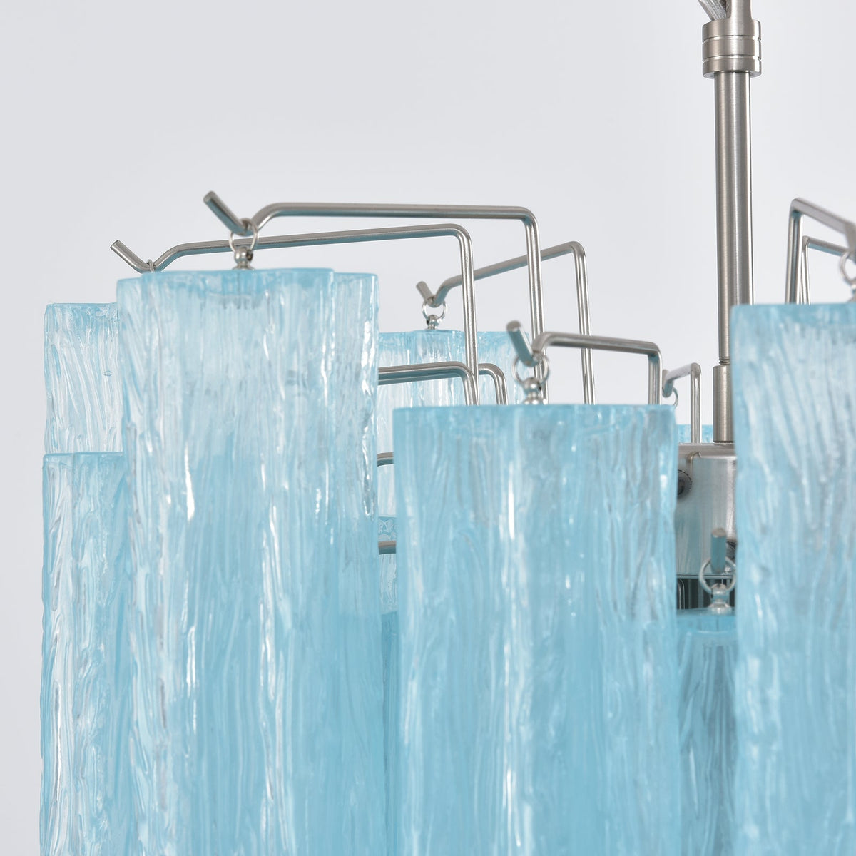 Murano Glass Tube Chandelier