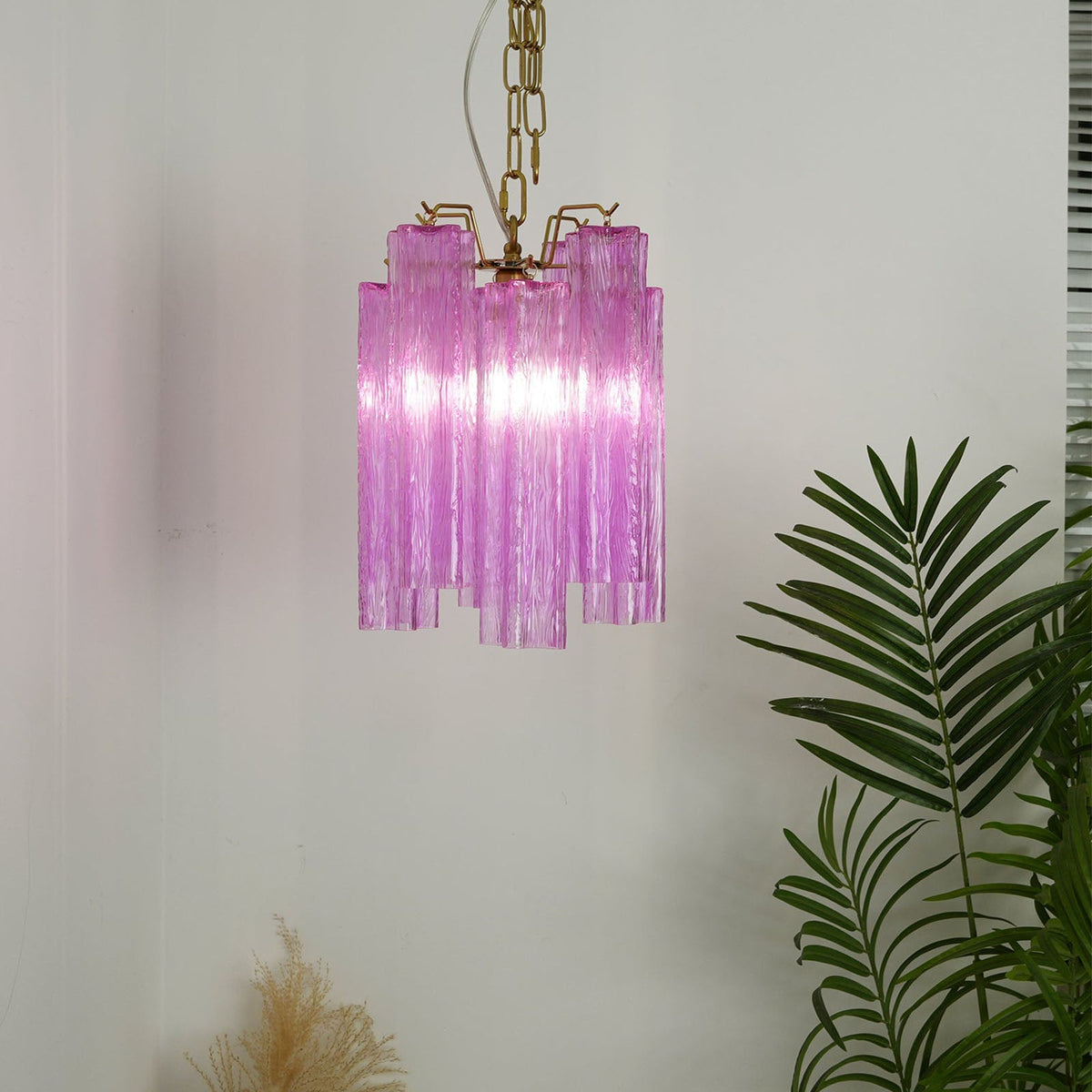 Murano Tubes Glass Chandelier