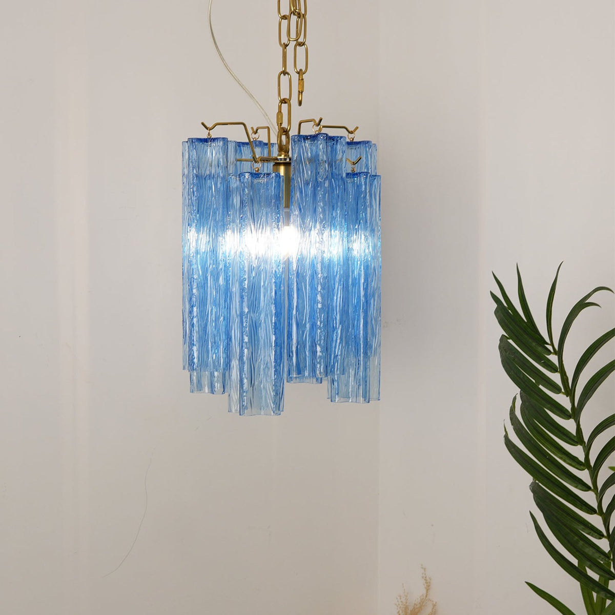 Murano Tubes Glass Chandelier