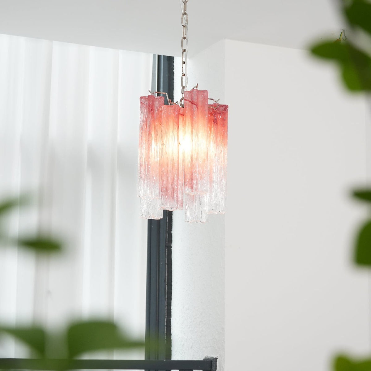 Murano Tubes Glass Chandelier
