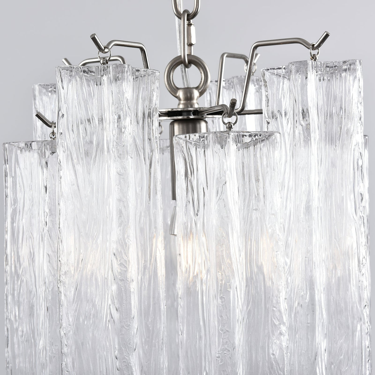 Murano Tubes Glass Chandelier