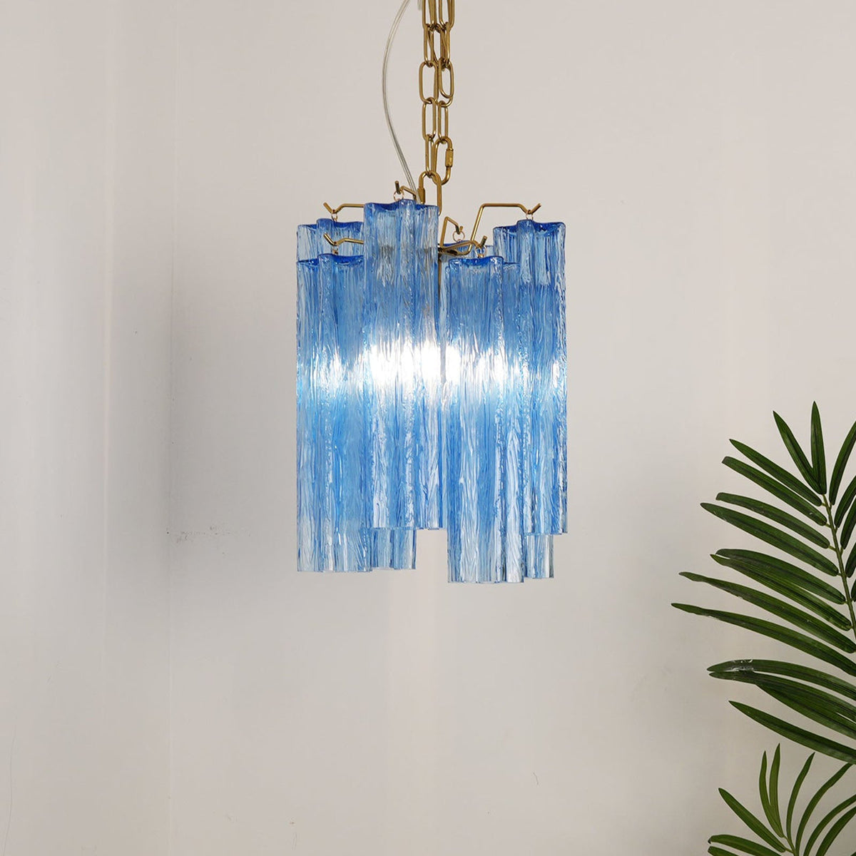Murano Tubes Glass Chandelier