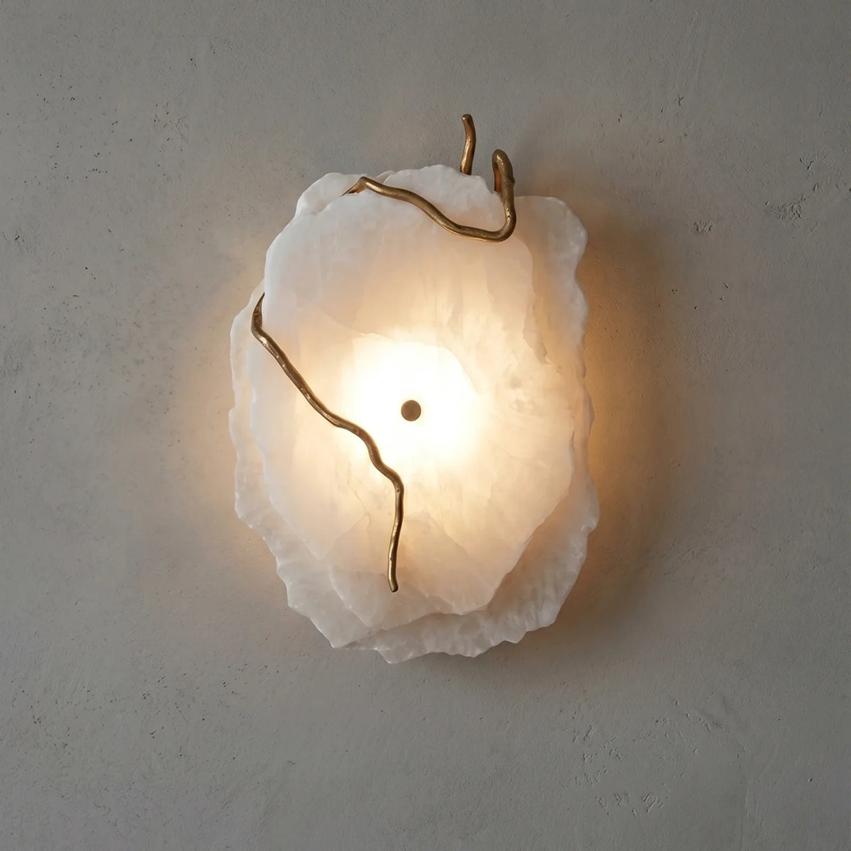 Origen Hadean Alabaster Wall Sconce