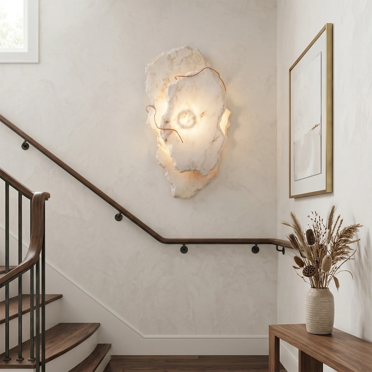 Origen Hadean Alabaster Wall Sconce