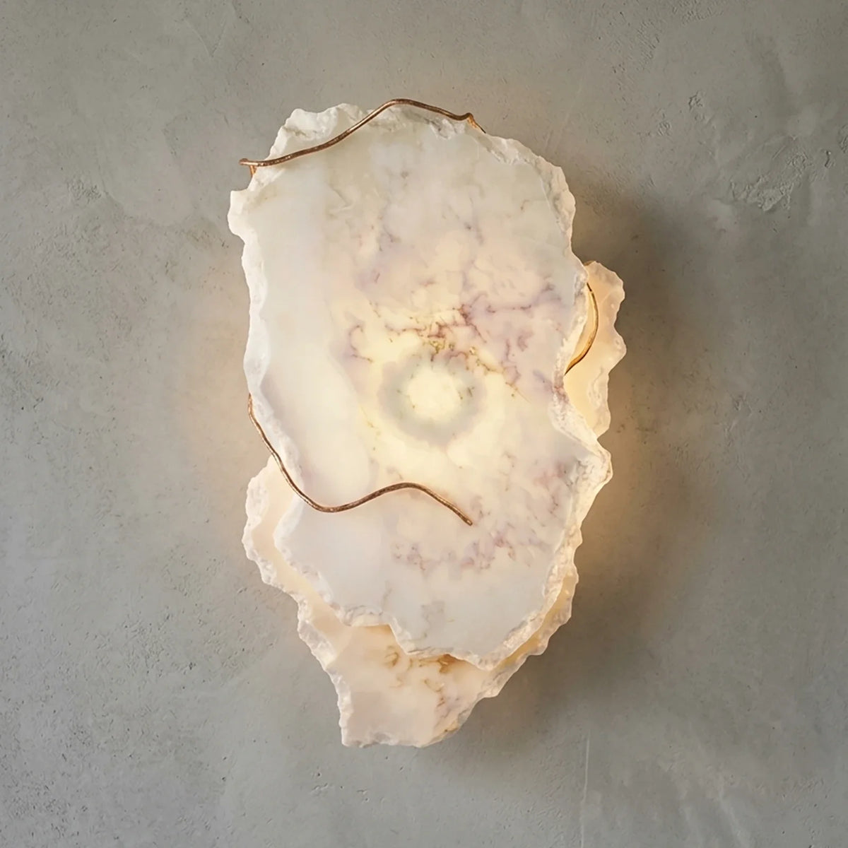 Origen Hadean Alabaster Wall Sconce