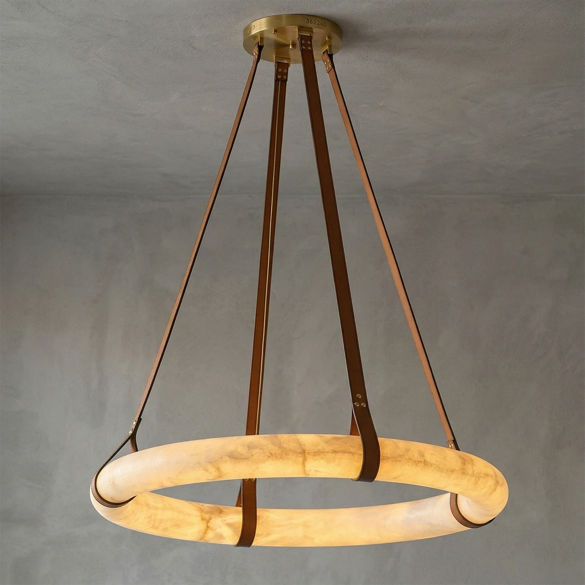 Halo Alabaster Pendant Light