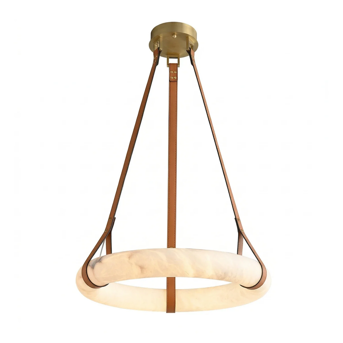 Halo Alabaster Pendant Light