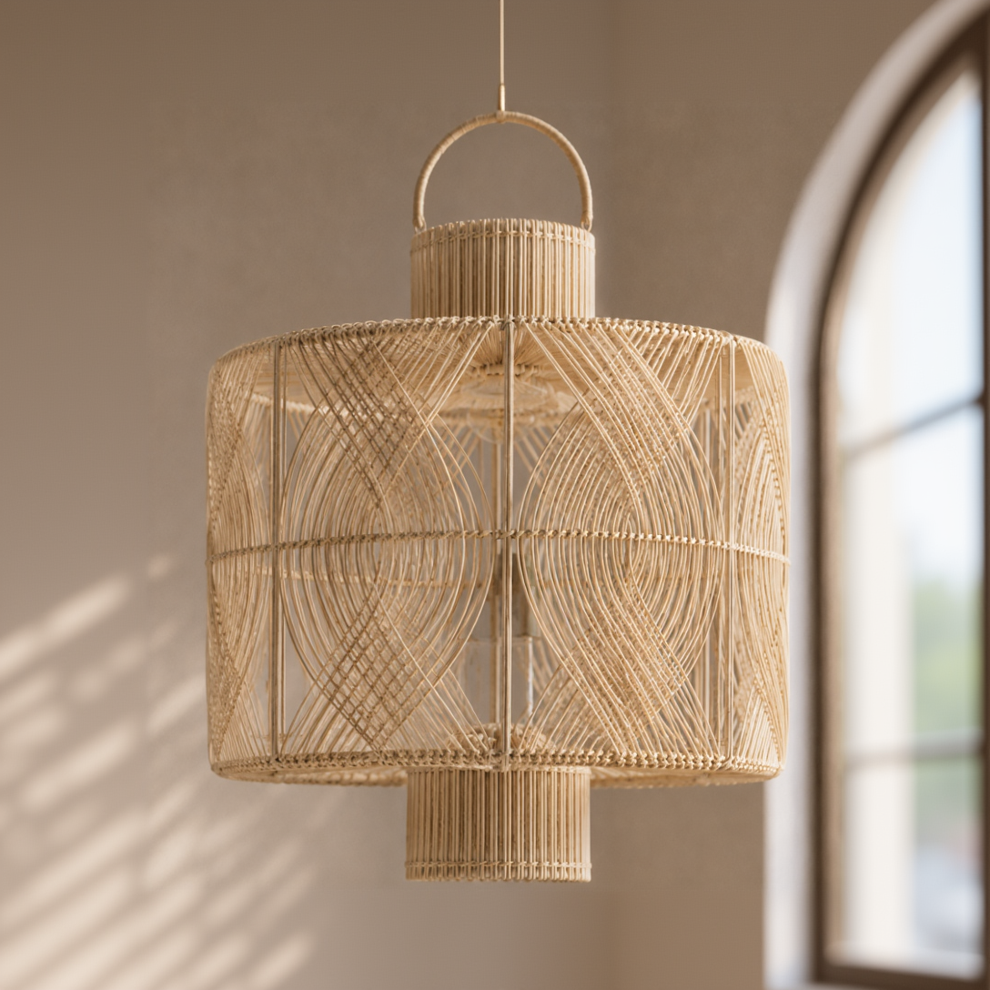 Architectural Hilda Woven Pendant Light