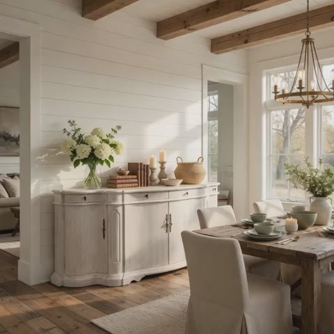 Courbe Oak Wood Buffet