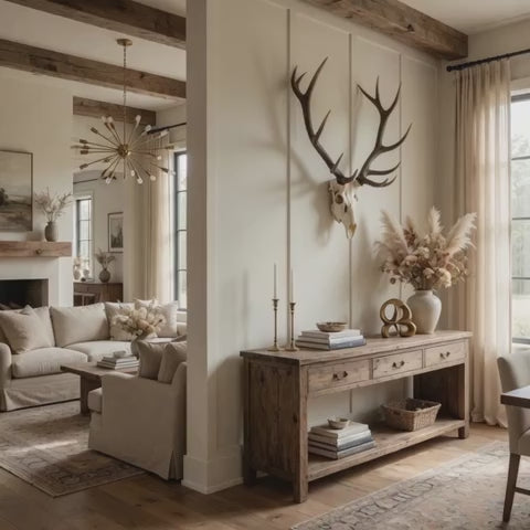 Arden Deer Skull Wall Decor 45.5 in