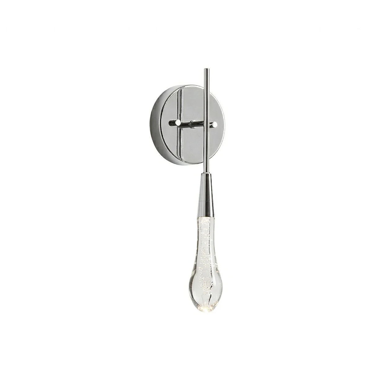 Raindrop Glass Solitaire Wall Lamp