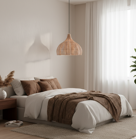 The Nana Pendant Lamp: A Tropical Statement in Natural Rattan