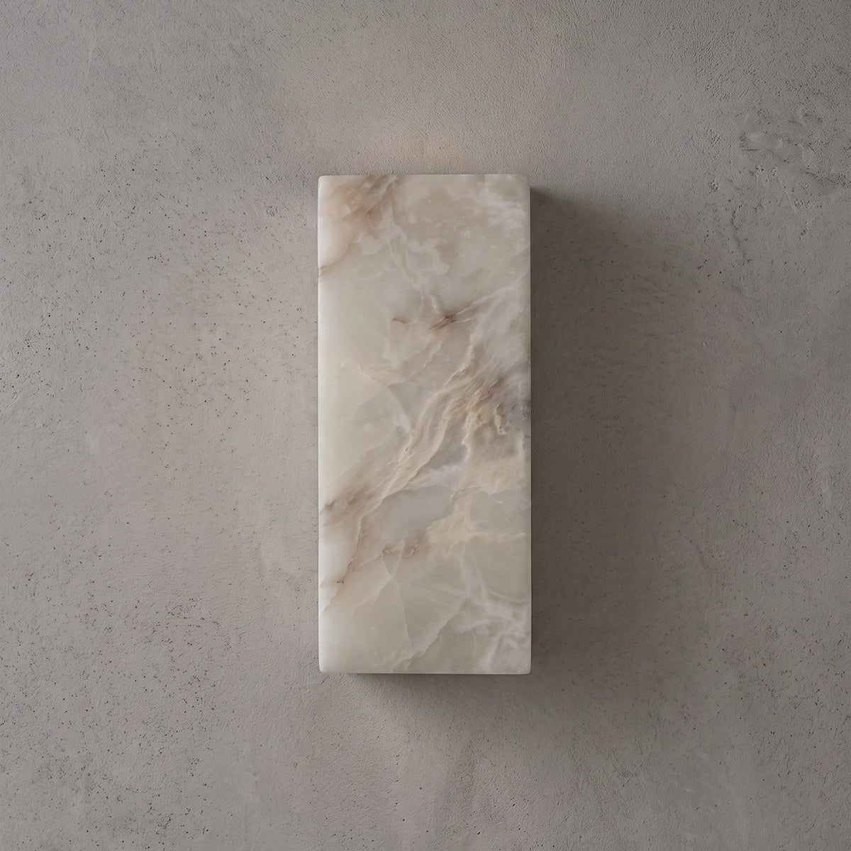 Applique murale rectangulaire en albâtre