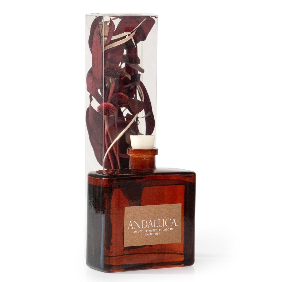 Burgundy Red Eucalyptus Floral Fragrance Diffuser