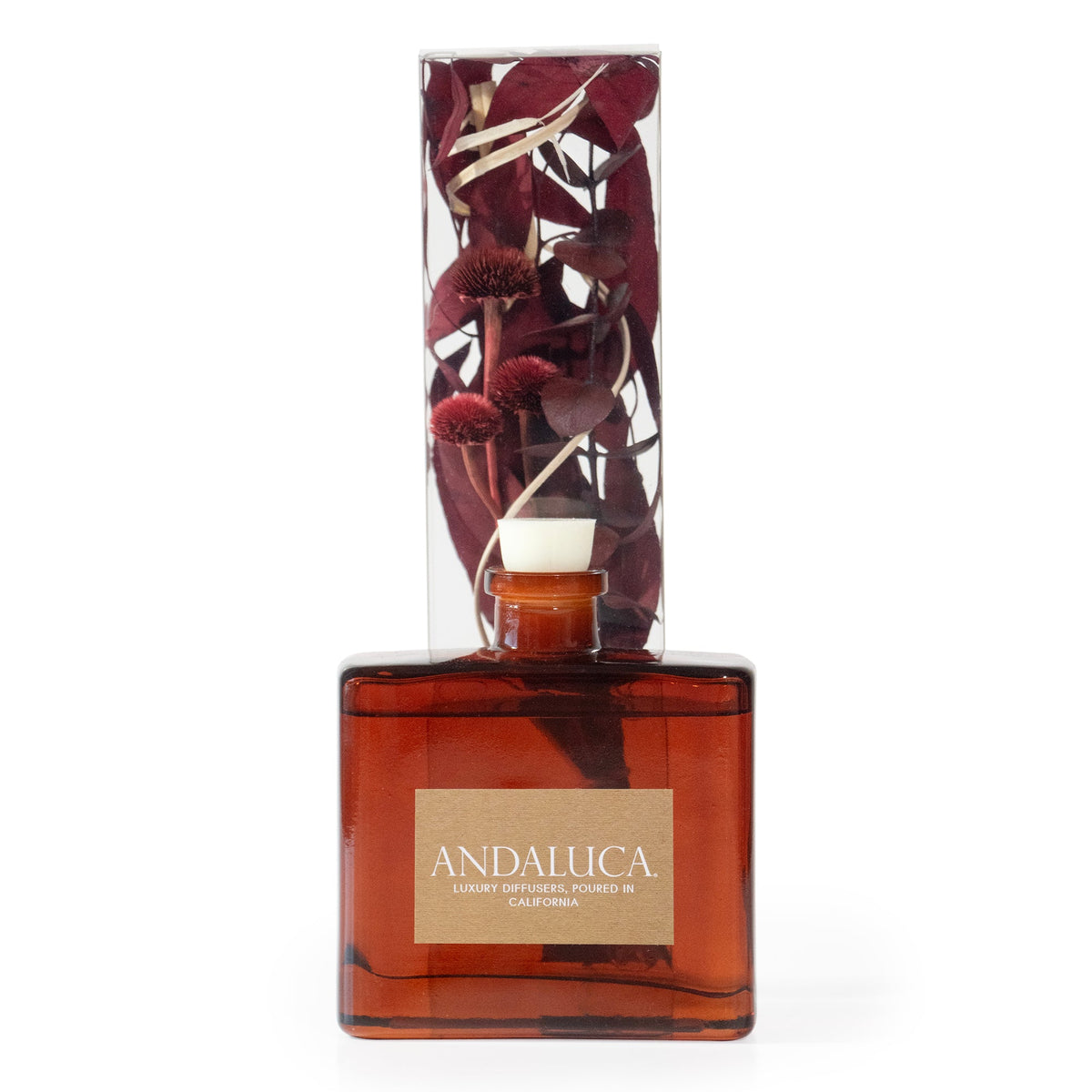 Burgundy Red Eucalyptus Floral Fragrance Diffuser