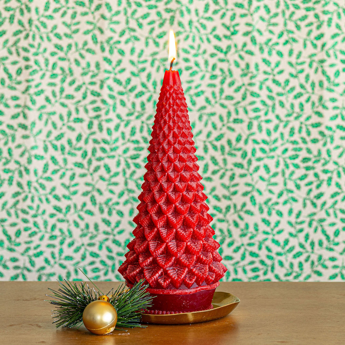 Candela Signature Albero Scolpito - Mela Speziata