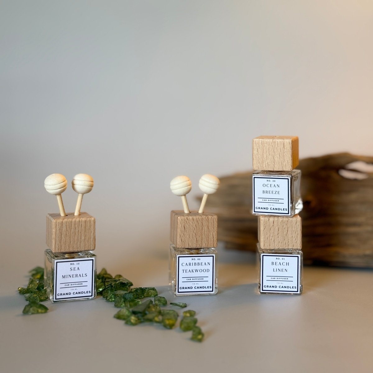 Caribbean Teakwood Car Diffuser