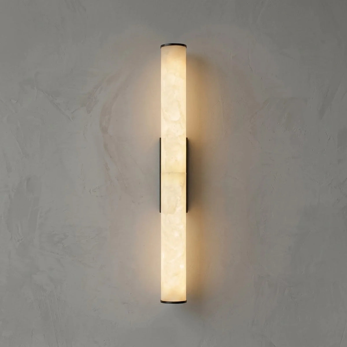 Selene Alabaster Column Sconce