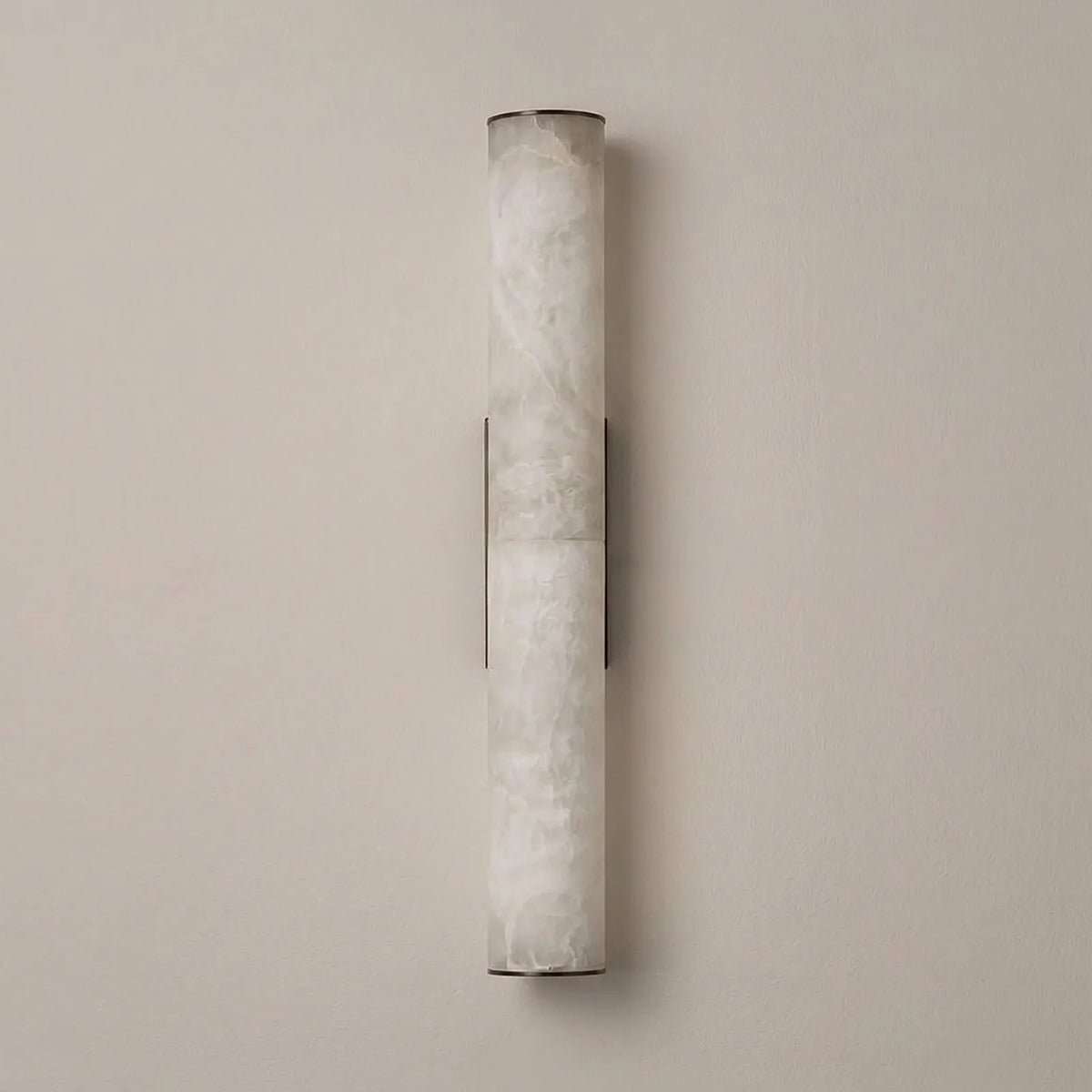 Selene Alabaster Column Sconce