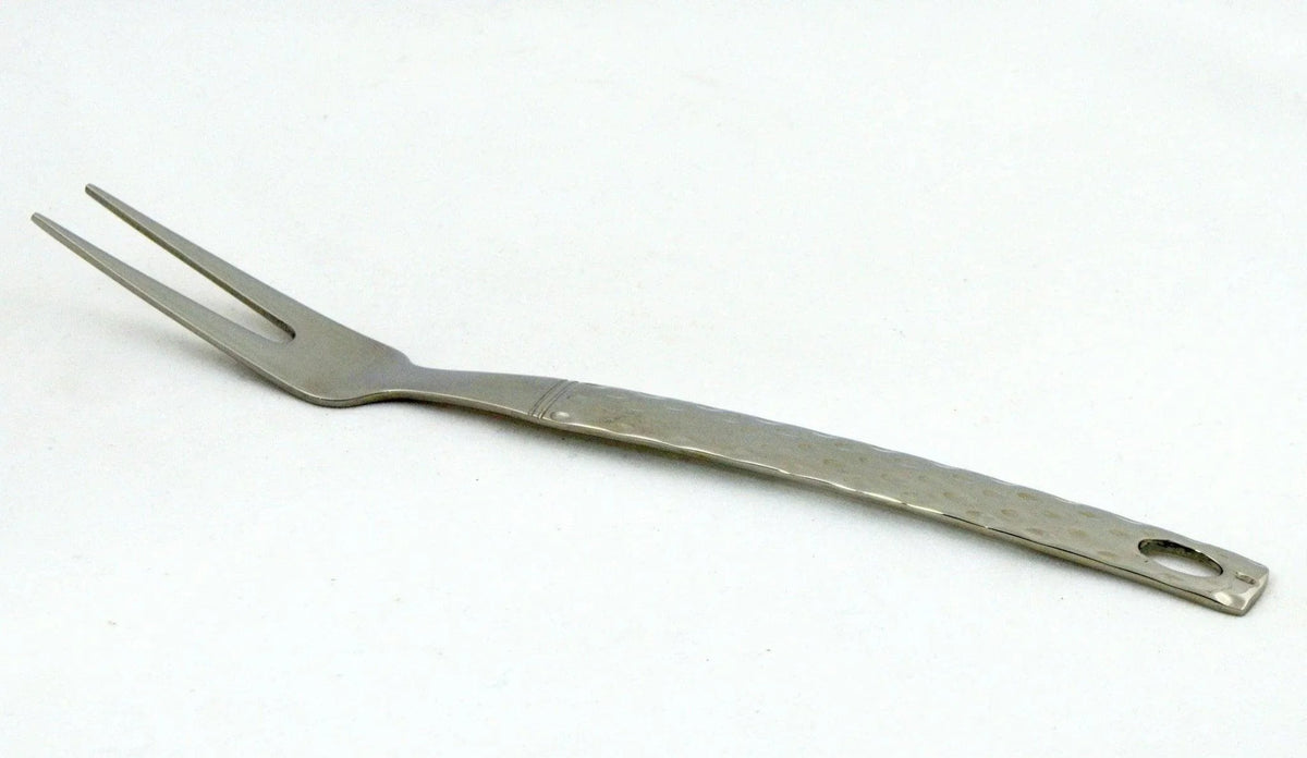 Serving Utensils Set with Hammered Design Handles