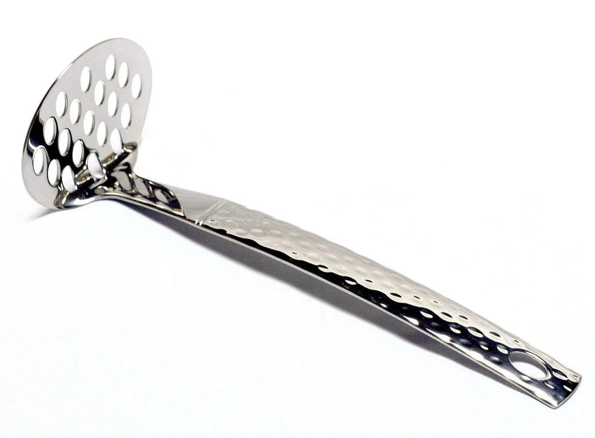 Serving Utensils Set with Hammered Design Handles