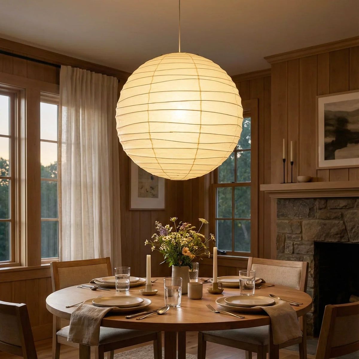 Akari Spherical D Series Pendant Light
