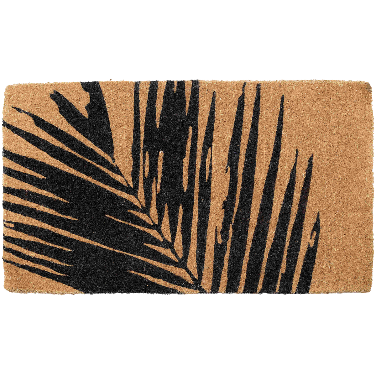 Summertime Palm Leaf Coir Doormat