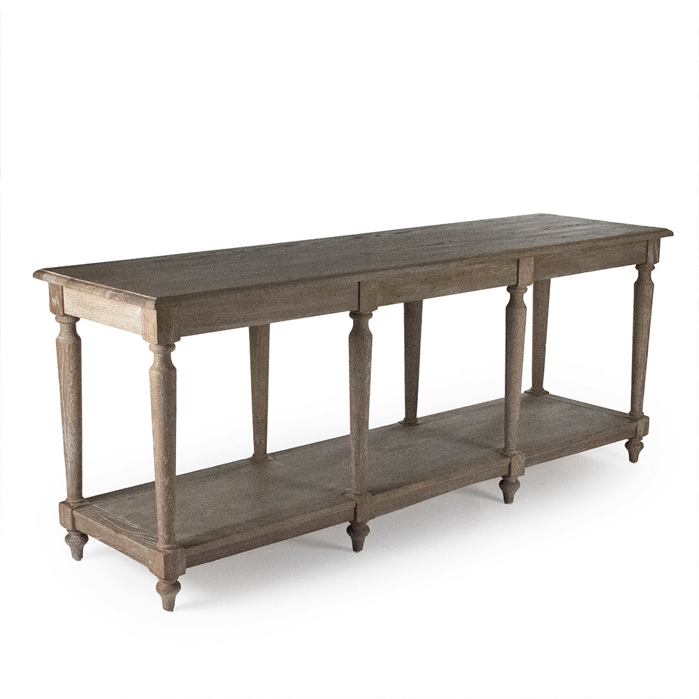 Alsace Limed Grey Oak Console Table