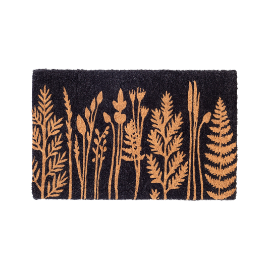 Tall Grass - Black Coir Doormat