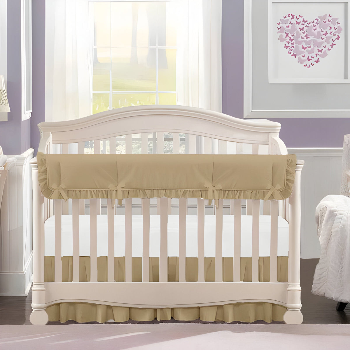 Cotton Knitted Crib Rail Cover