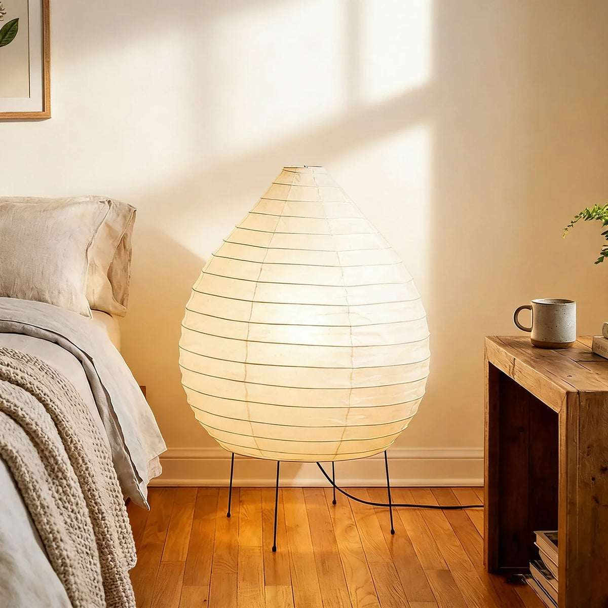 Akari Teardrop Shaped 23N Floor Lamp